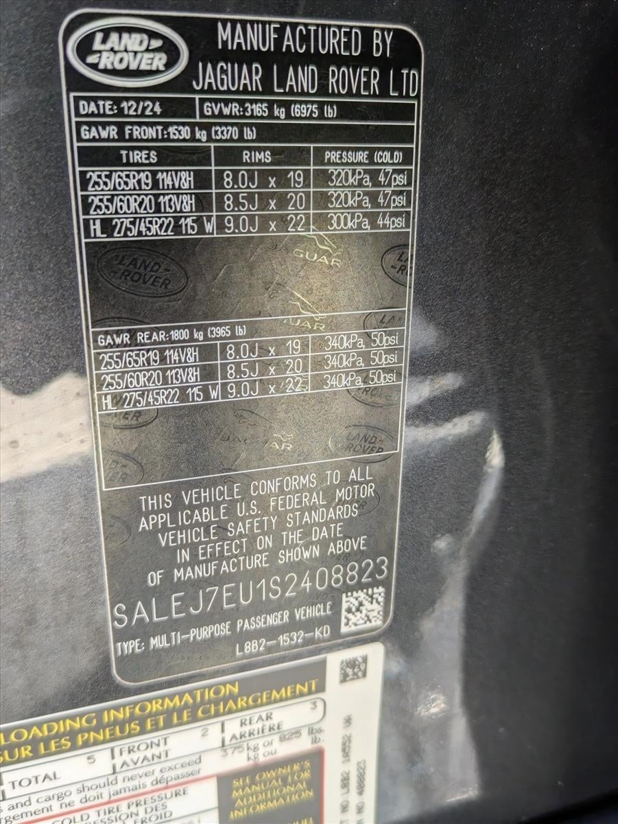 2025 Land Rover Defender 110 P400 S