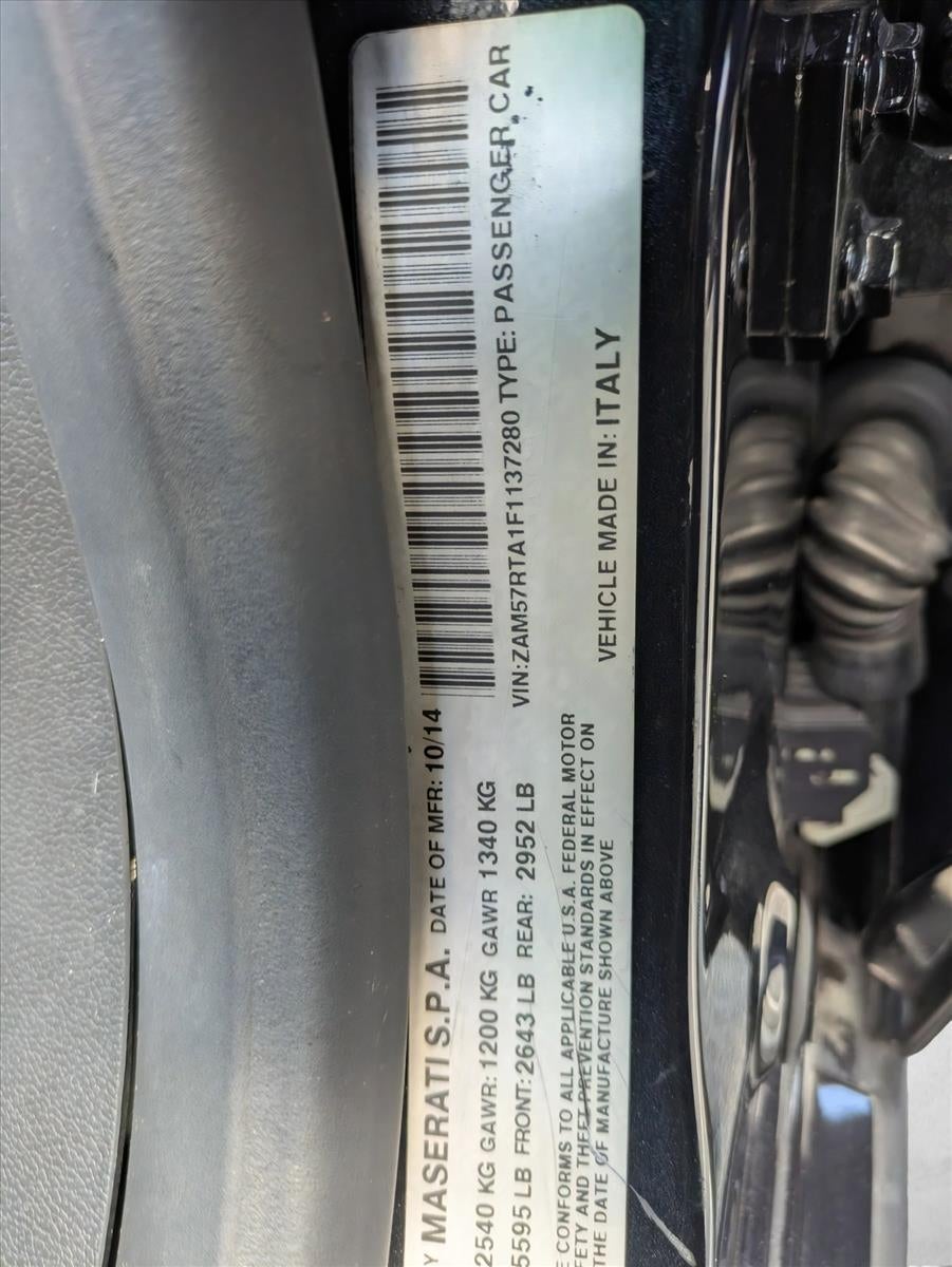 2015 Maserati Ghibli 4dr Sdn S Q4