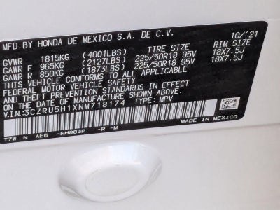 2022 Honda HR-V Sport 2WD CVT