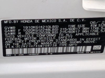 2025 Honda HR-V EX-L 2WD CVT