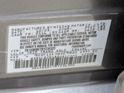 2024 Nissan Sentra S CVT