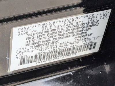 2025 Nissan Sentra SR CVT