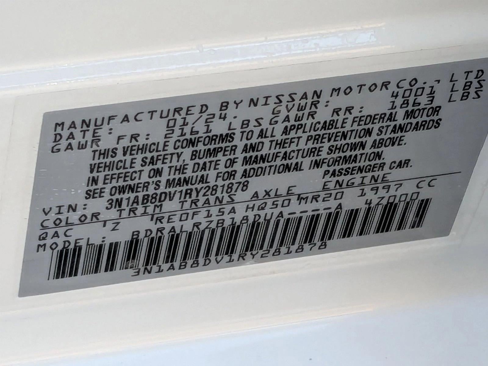 2024 Nissan Sentra SR CVT