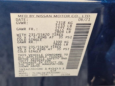 2021 Nissan Murano FWD Platinum