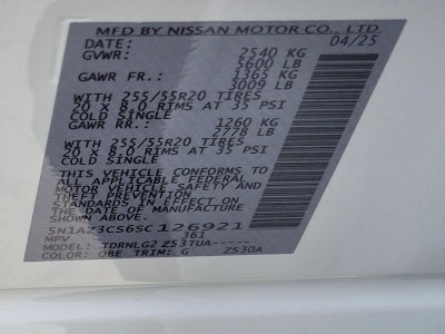 2025 Nissan Murano AWD SL