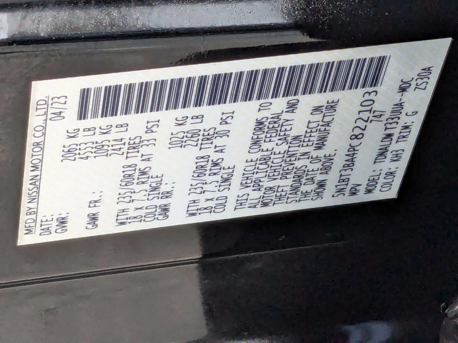 2023 Nissan Rogue FWD SV