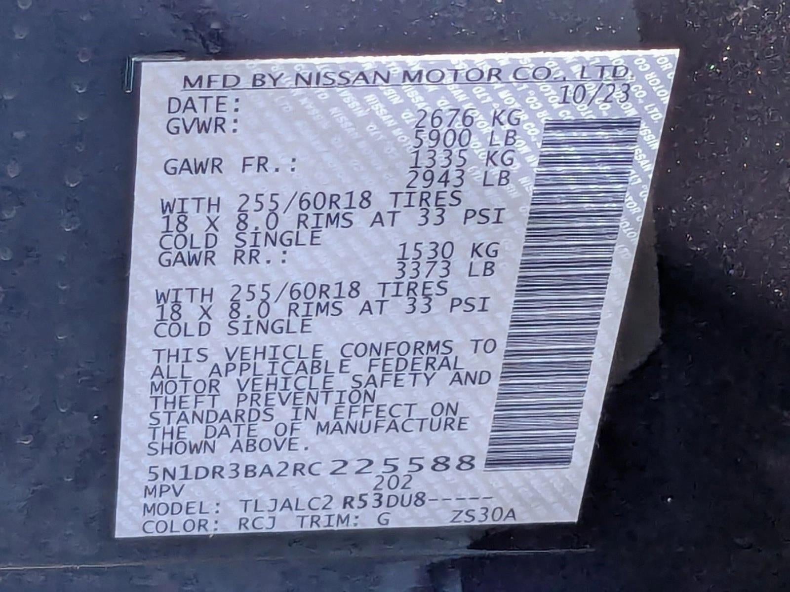 2024 Nissan Pathfinder SV 2WD