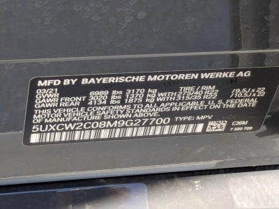 2021 BMW X7 xDrive40i Sports Activity Vehicle