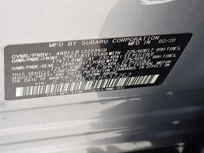 2020 Subaru Forester CVT
