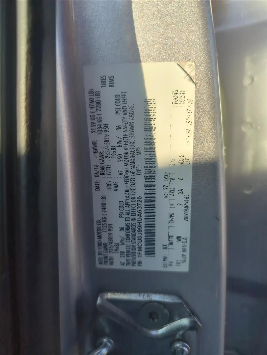 2017 Ford Escape Titanium FWD