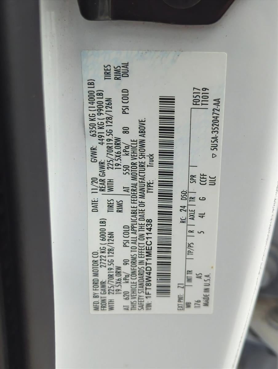 2021 Ford Super Duty F-450 DRW XL 4WD Crew Cab 8' Box