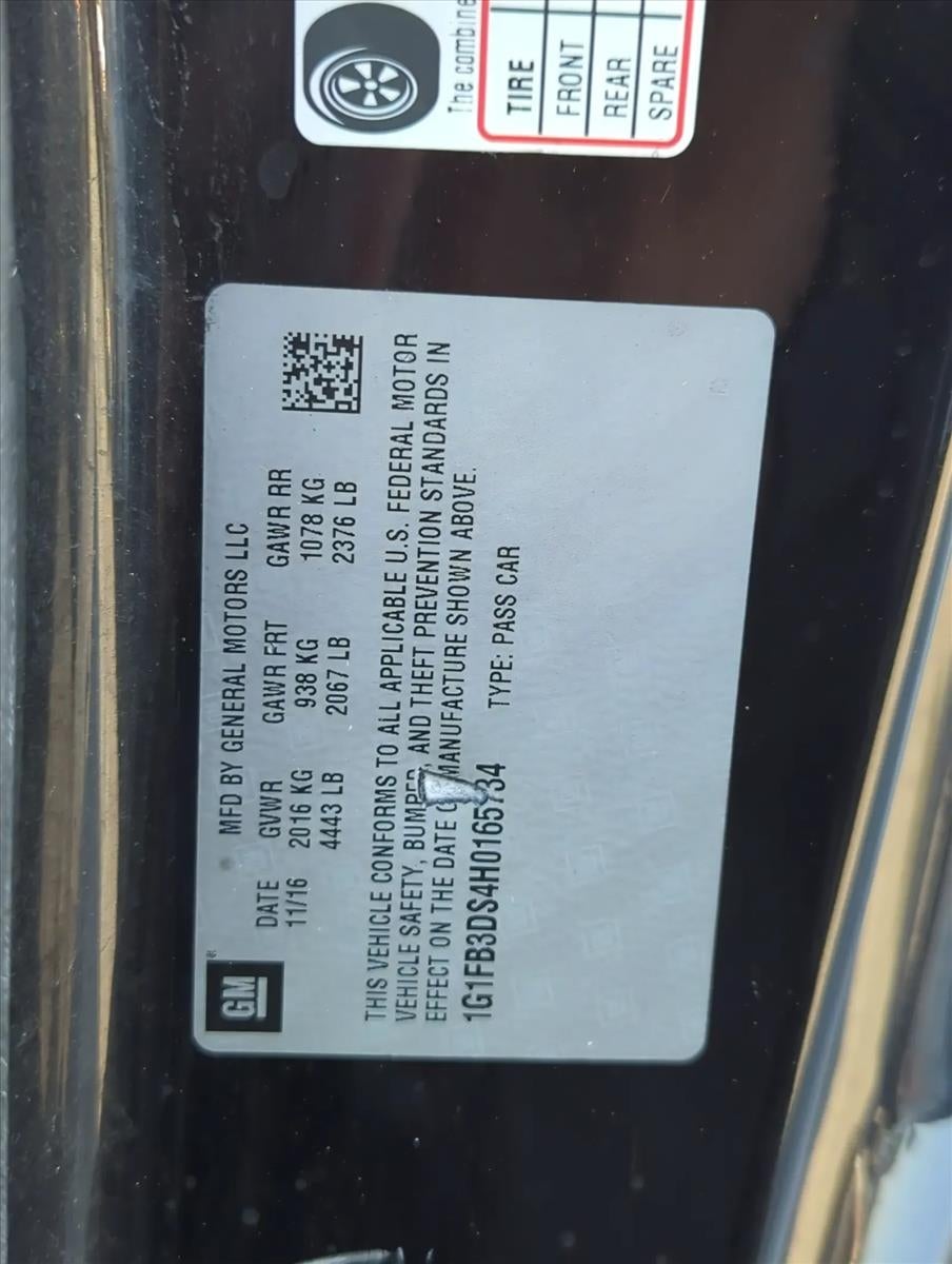 2017 Chevrolet Camaro 2dr Convertible 1LT