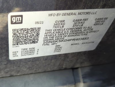 2023 Chevrolet Tahoe 4WD Premier