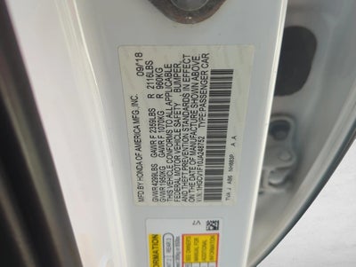 2018 Honda Accord Sedan LX CVT