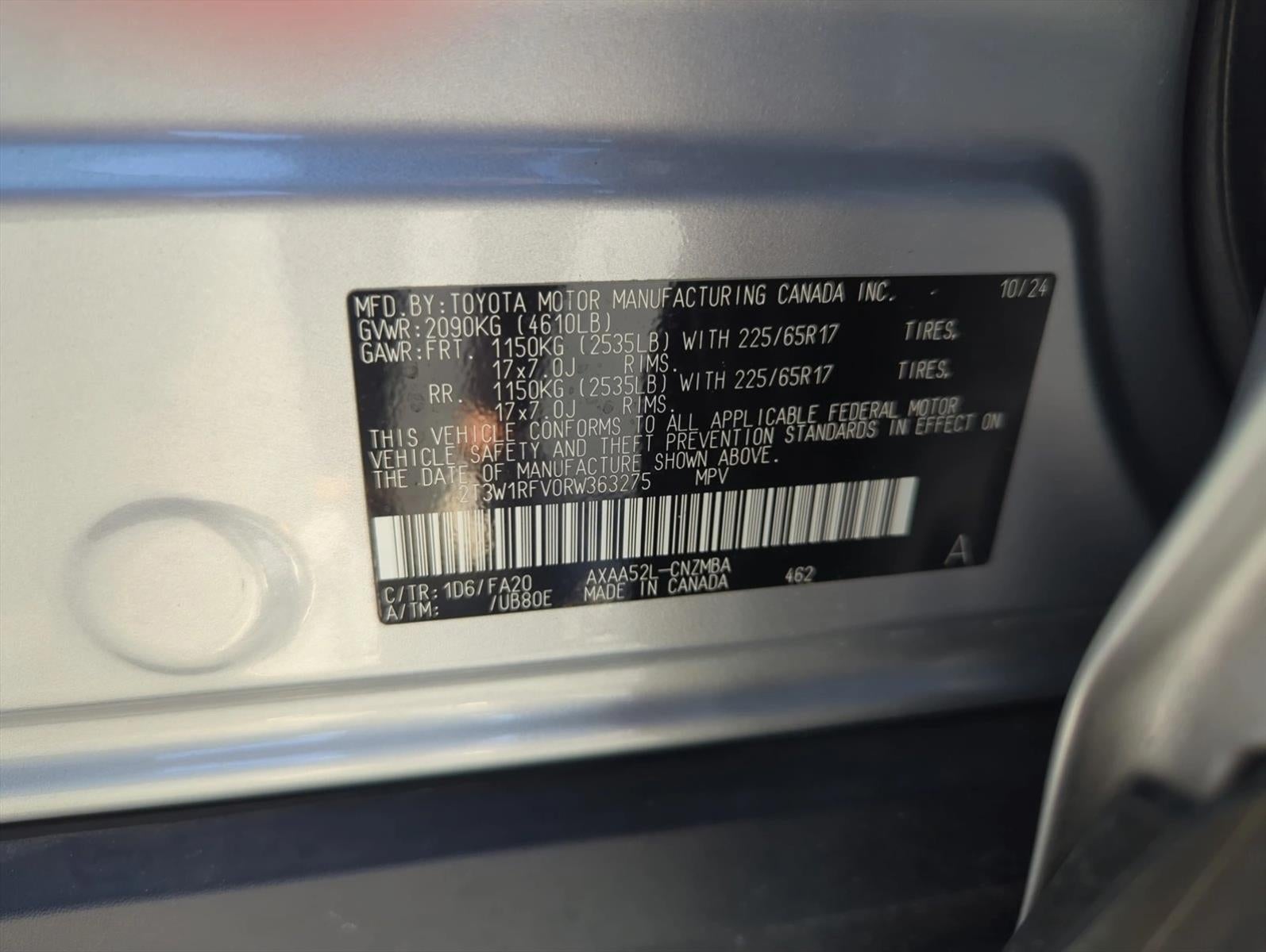 2024 Toyota RAV4 XLE FWD (Natl)