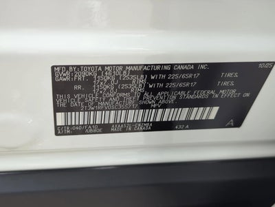 2025 Toyota RAV4 XLE FWD (GS)