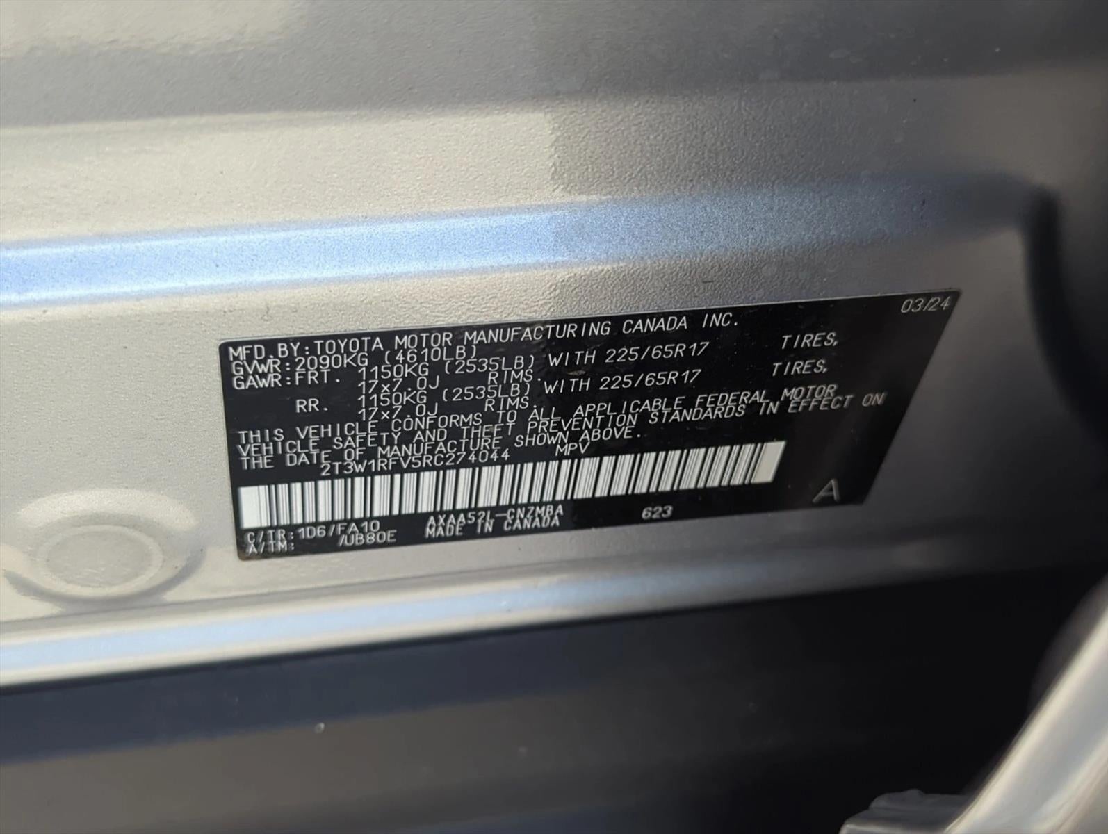 2024 Toyota RAV4 XLE FWD (Natl)