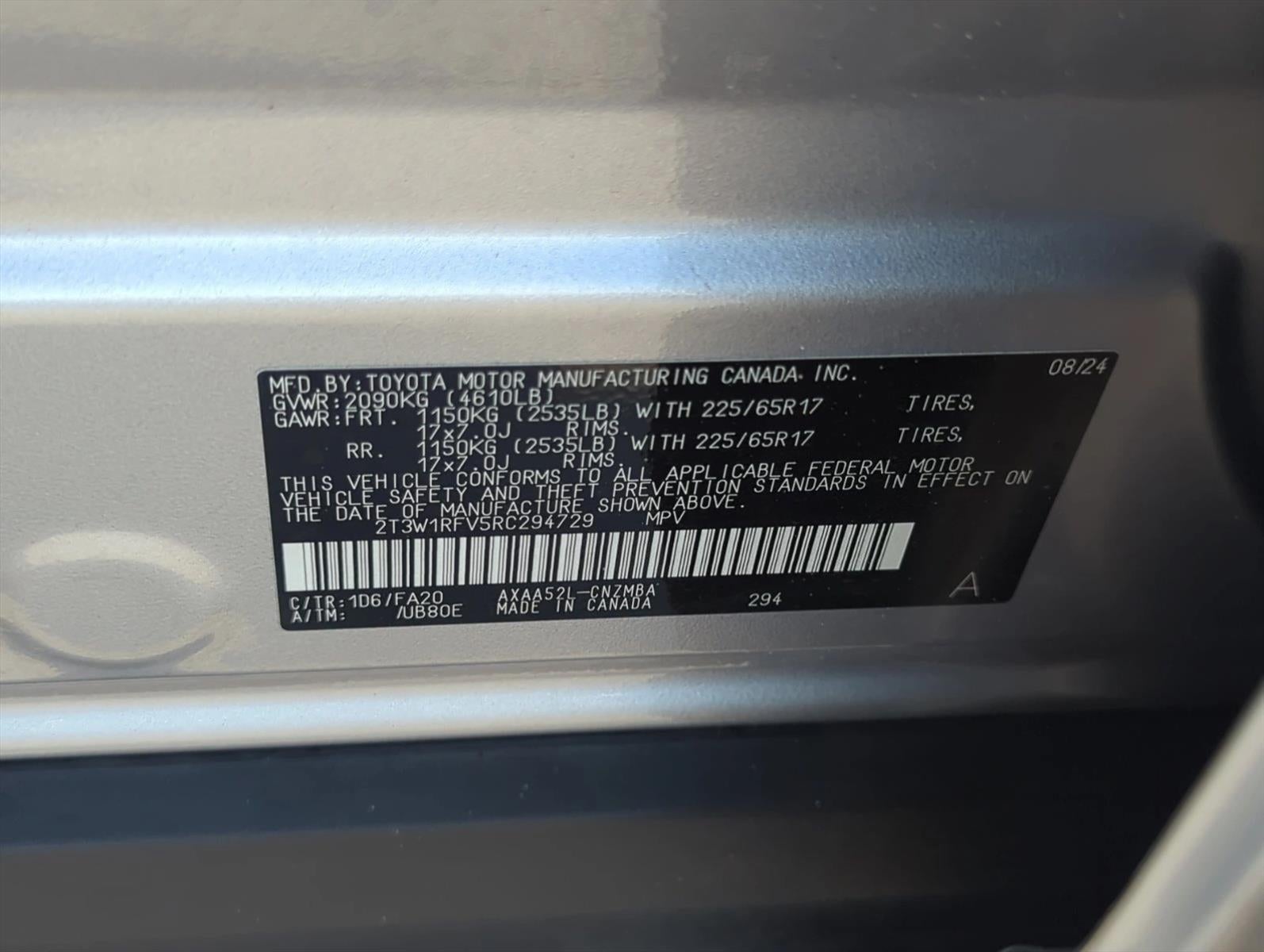 2024 Toyota RAV4 XLE FWD (Natl)