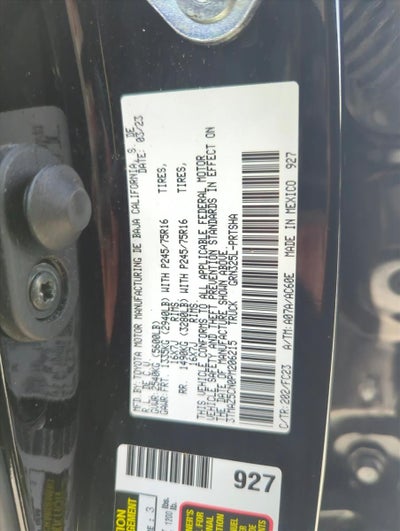 2023 Toyota Tacoma 2WD 2WD SR5 Double Cab 5' Bed V6 AT (GS)