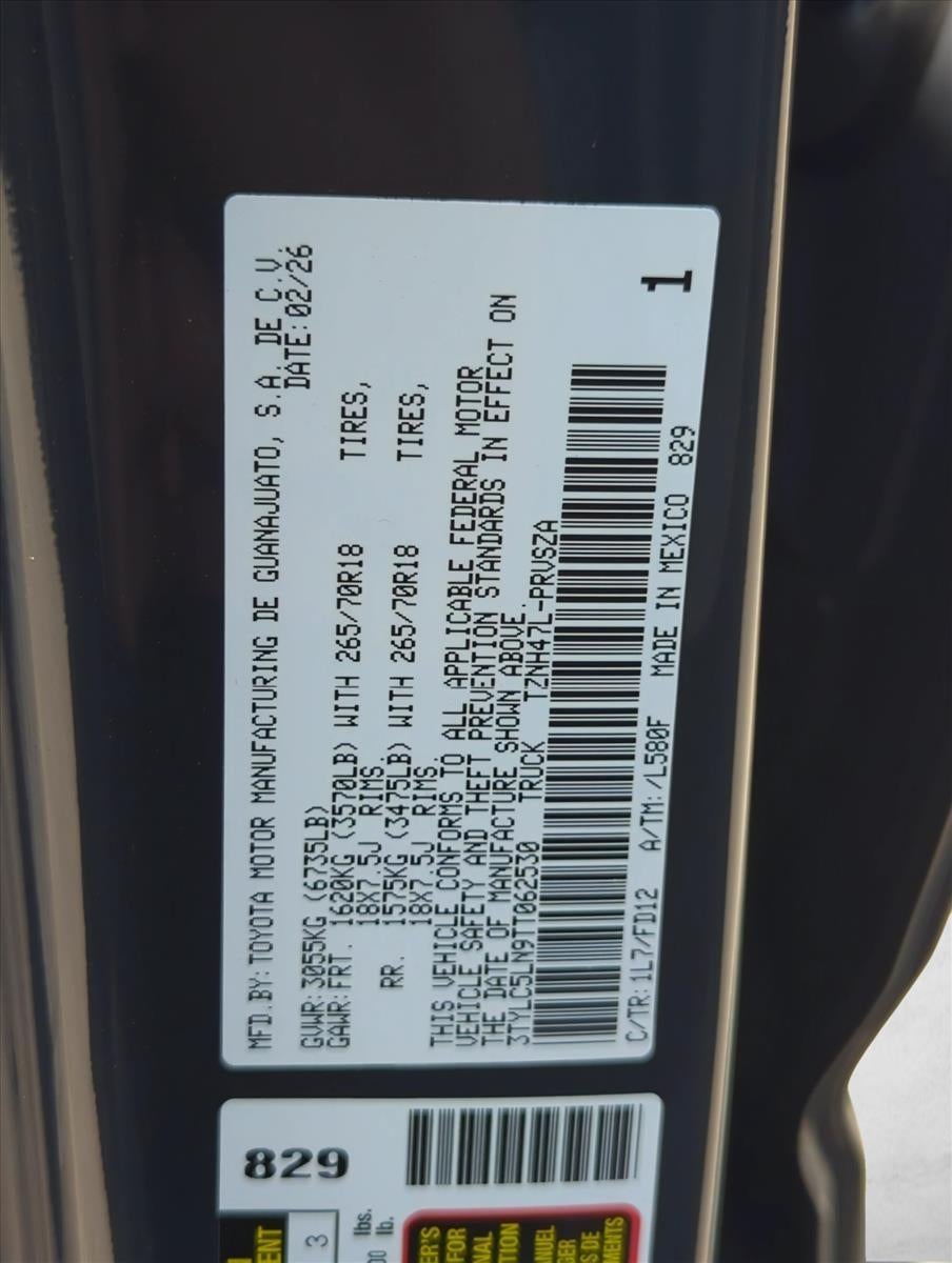 2026 Toyota Tacoma 4WD 4WD TRD Off Road Hybrid Double Cab 5' Bed AT (Natl)