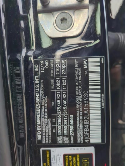 2020 Mercedes-Benz GLE GLE 350 SUV