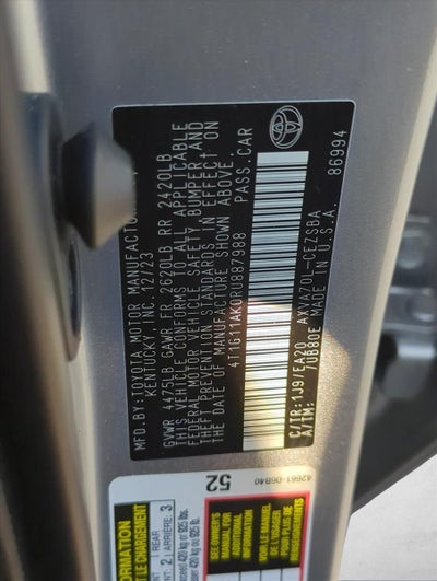 2024 Toyota Camry SE Auto (SE)