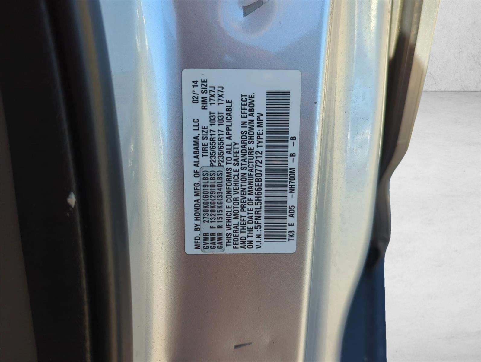 2014 Honda Odyssey EX-L