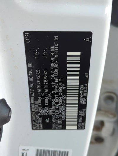 2024 Toyota Highlander Hybrid Limited AWD (Natl)