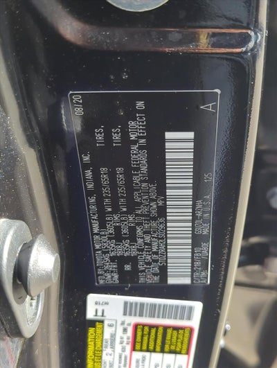 2020 Toyota Highlander LE FWD (GS)