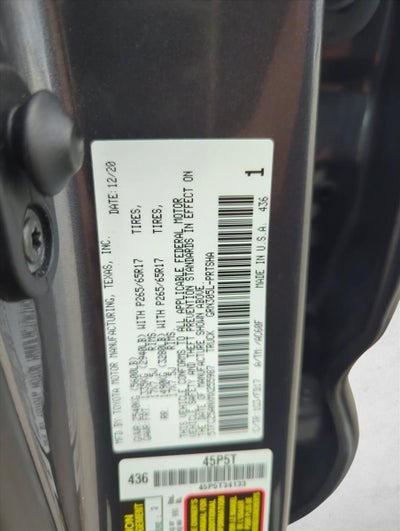 2021 Toyota Tacoma 4WD 4WD TRD Sport Double Cab 5' Bed V6 AT (Natl)