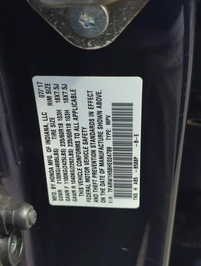 2017 Honda CR-V EX 2WD