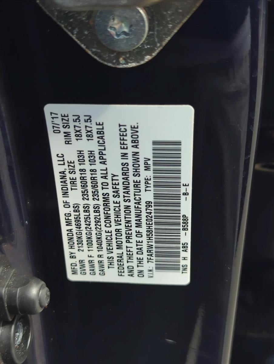 2017 Honda CR-V EX 2WD