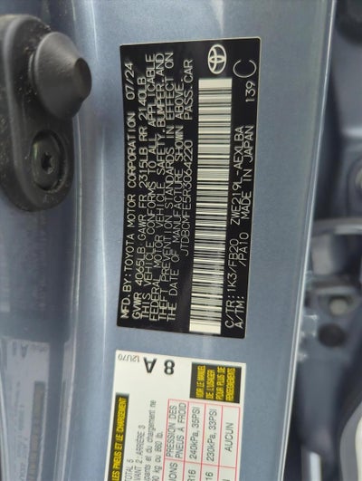 2024 Toyota Corolla Hybrid LE FWD (Natl)