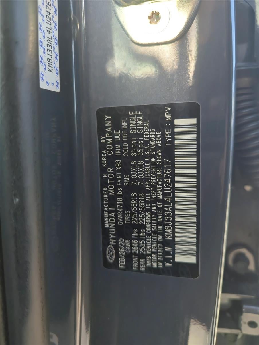 2020 Hyundai TUCSON Limited FWD