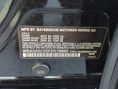 2015 BMW 528i Sedan