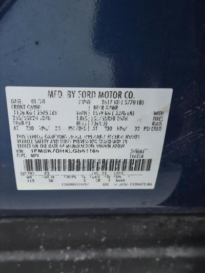 2020 Ford Explorer XLT RWD