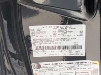 2014 Ford F-150 2WD SuperCrew 5-1/2 Ft Box Lariat