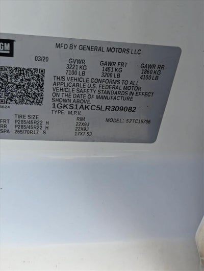 2020 GMC Yukon 2WD 4dr SLE