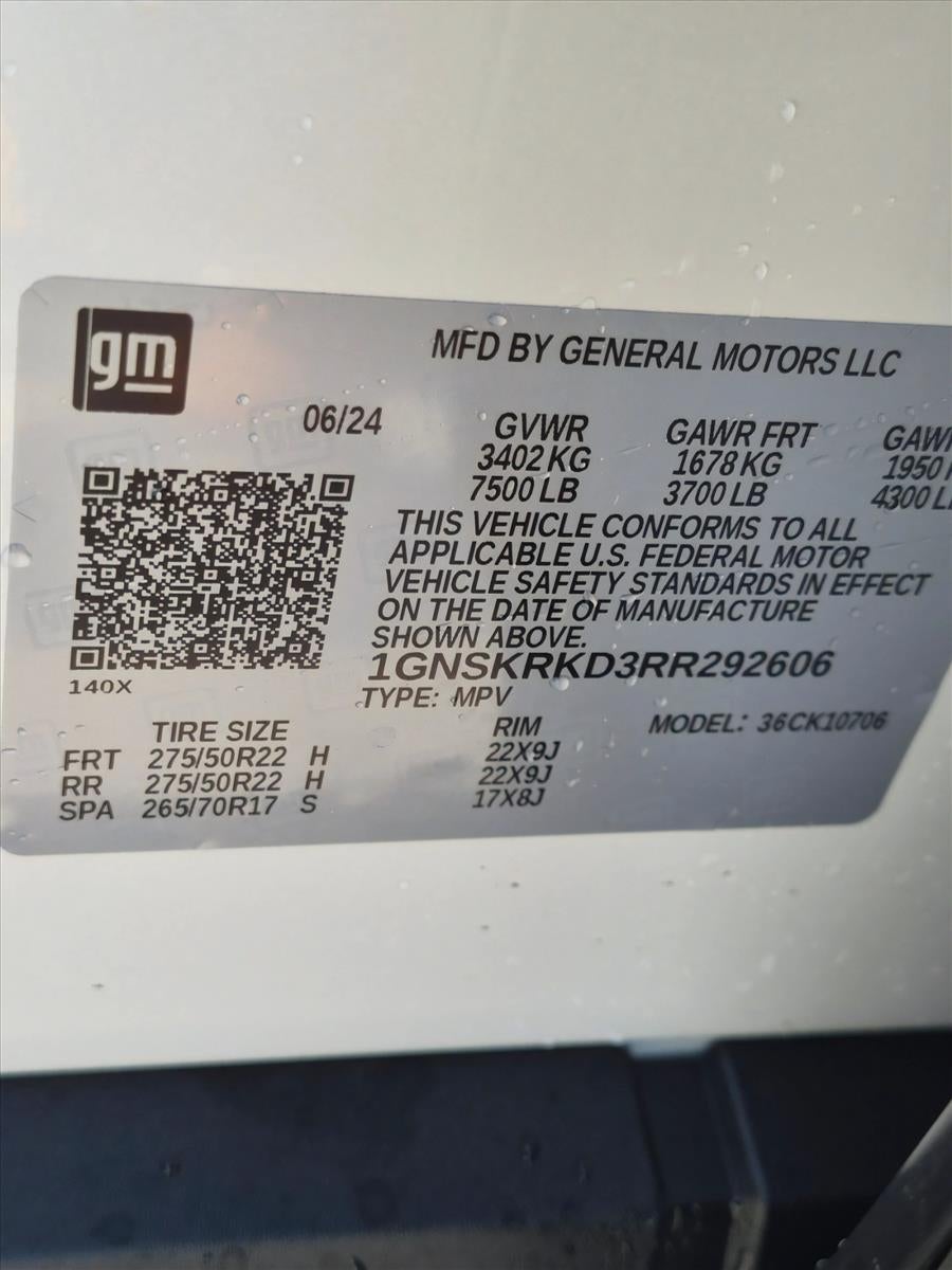 2024 Chevrolet Tahoe 4WD RST