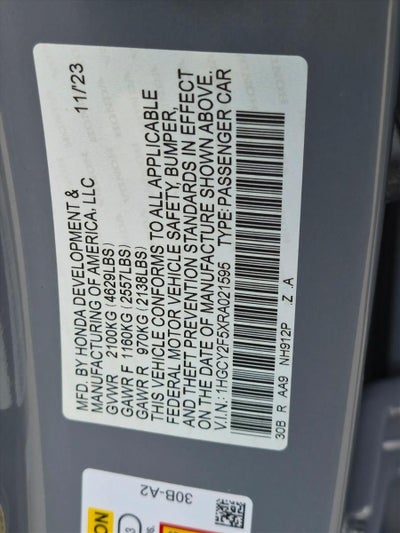 2024 Honda Accord Hybrid Sport Sedan
