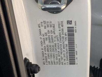 2018 Honda CR-V EX-L 2WD