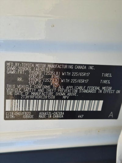 2024 Toyota RAV4 LE FWD (Natl)