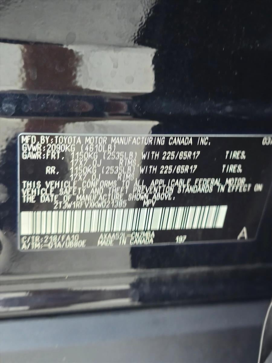 2019 Toyota RAV4 XLE FWD (GS)