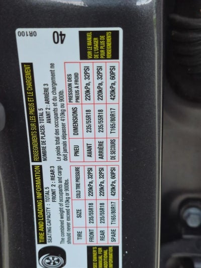2017 Toyota RAV4 Platinum FWD (Natl)