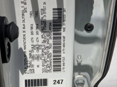 2019 Toyota Tacoma 4WD 4WD TRD Off Road Double Cab 5' Bed V6 AT (Natl)