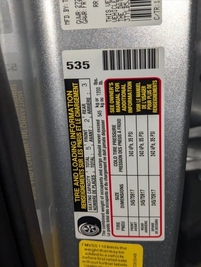 2024 Toyota Tacoma 4WD 4WD SR5 Double Cab 5' Bed AT (GS)