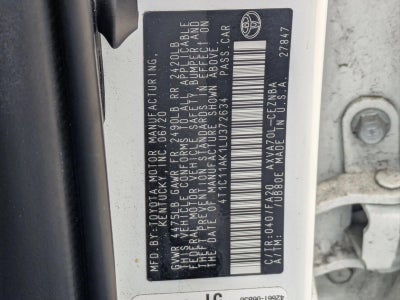 2020 Toyota Camry LE Auto (SE)