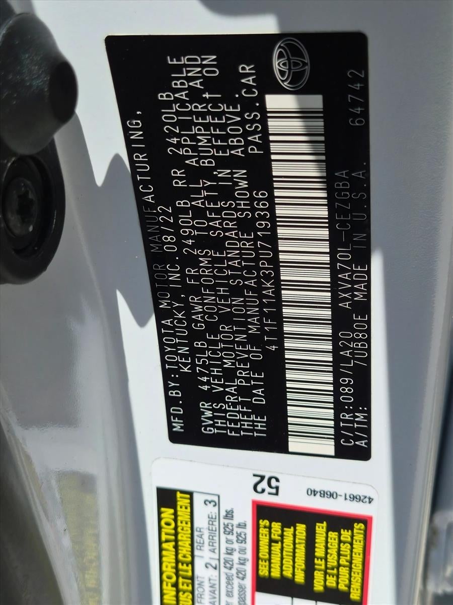 2023 Toyota Camry XLE Auto (SE)