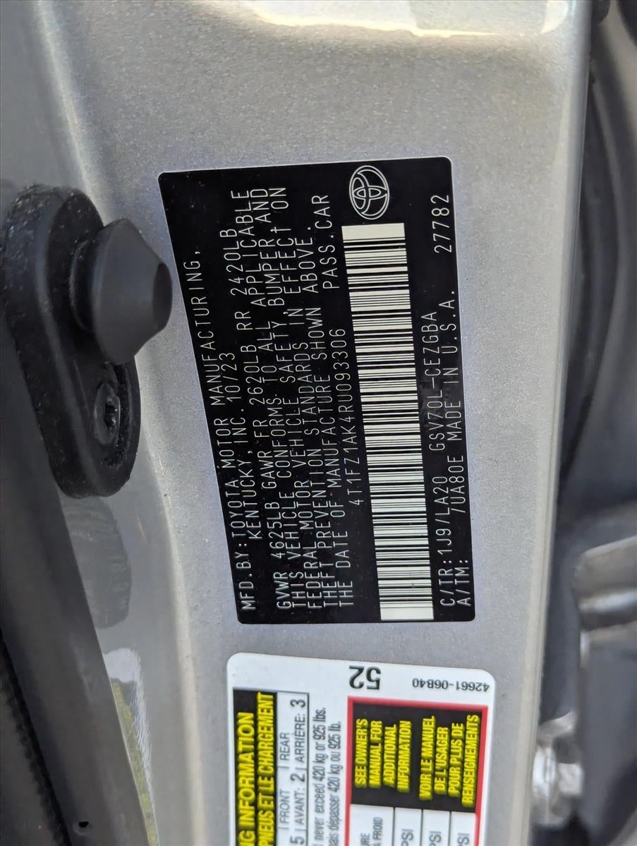 2024 Toyota Camry XLE V6 Auto (Natl)