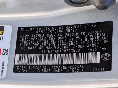 2023 Toyota Camry SE Auto (SE)